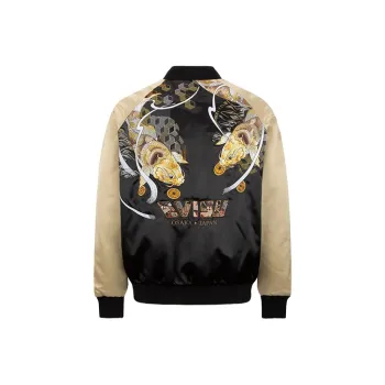 EVISU Baseball Jerseys Men Black