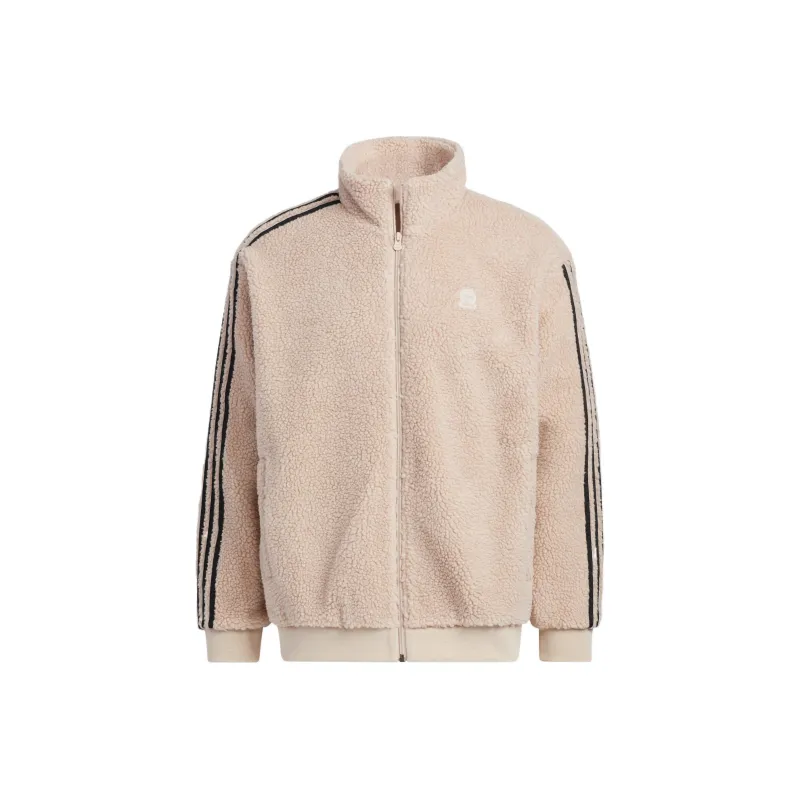 Adidas Neo Velvet Jackets Unisex Gray Brown Tan-0