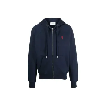 AMIPARIS Paris Ami De Coeur Zip Up Hoodie