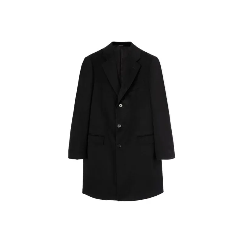 Loro Piana Coats Men Black-0
