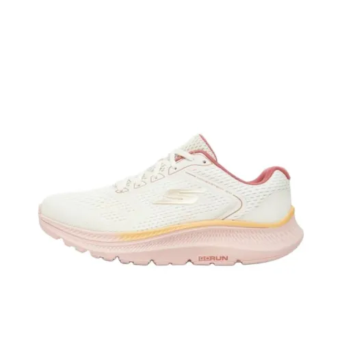 Skechers Go Run Consistent 2.0 Anti Slip Wear Resistant Low Top Running Shoes Women's Beige Pink