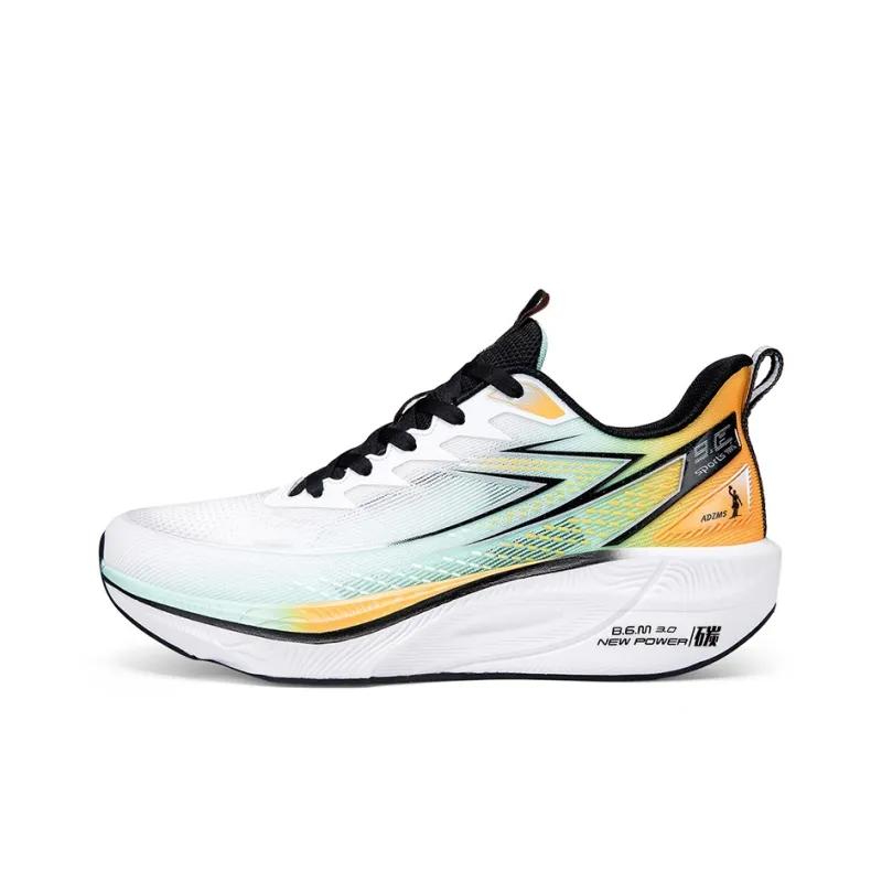 ANDEZHANMUSI x CANUVEN Cushioning Slip Resistant Low Top Marathon Training Race Running Shoes Men's-10