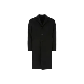 PRADA Coats Men Navy Blue