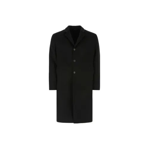 PRADA Coats Men Navy Blue