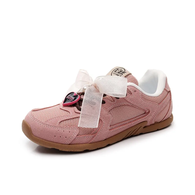 Feiyue Girly Heart Series Slip Resistant, Breathable, Lightweight Low Top Casual Shoes Women's-0