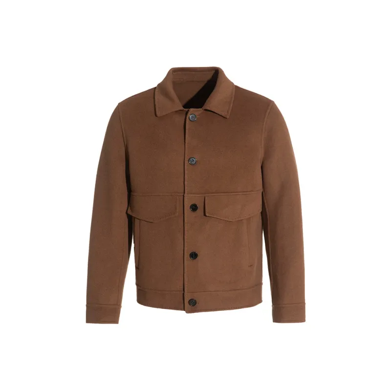 ANDREW MACKENZIE Coats Men Coffee-0