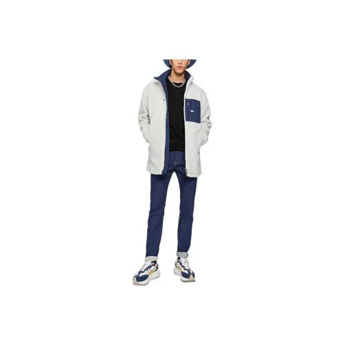 Lee Velvet feel Coat Men's Ivory