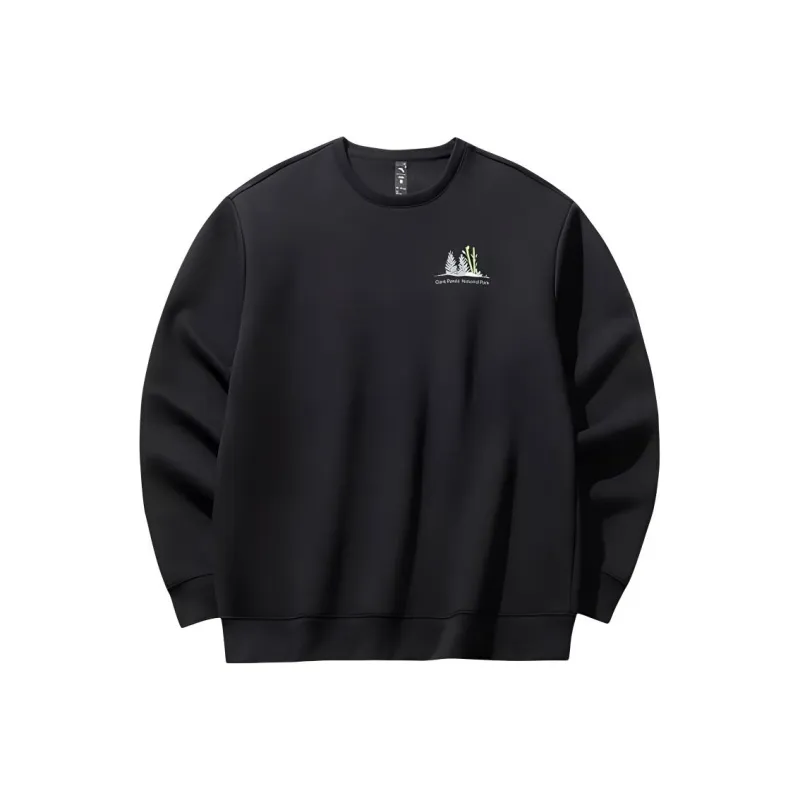 CHAOJIANTA x ZHONGGUOGUOJIADILI LIANMINGKUAN Sweatshirt Men's Basic Black-0