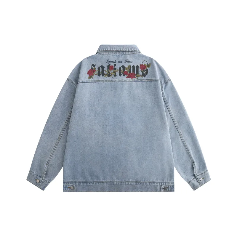 FALIAMS Denim Jackets Unisex-2