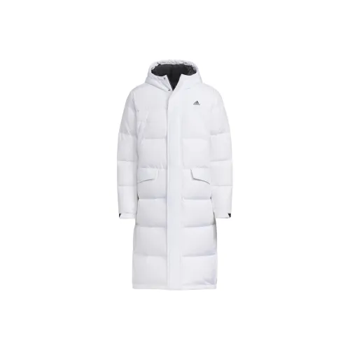 Adidas Puffy Long Down Jacket Down Jacket Men
s White
