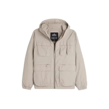 Hollister Jackets Coats Men's Frosted White