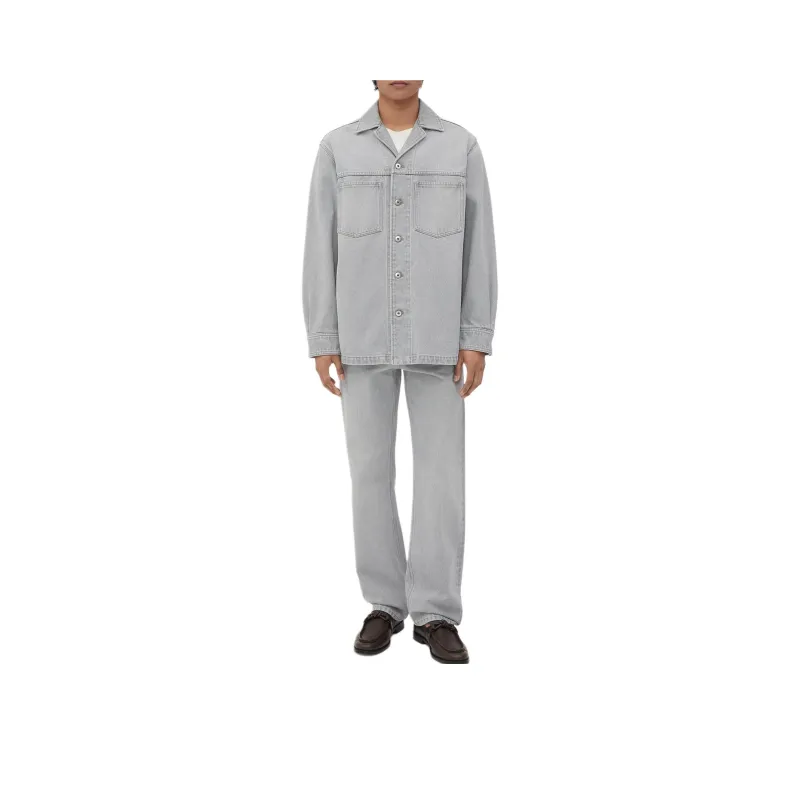 Bottega Veneta Washed Denim Shirt-0
