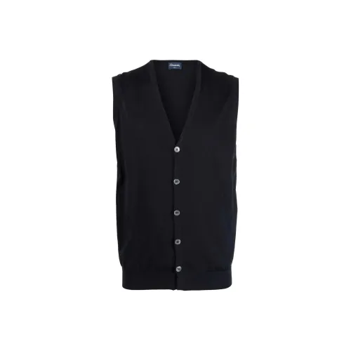 Drumohr Sleeveless Merino Wool Cardigan