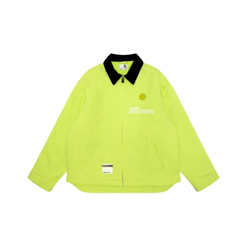 Aape FW24 Denim Jacket Men's Green-0