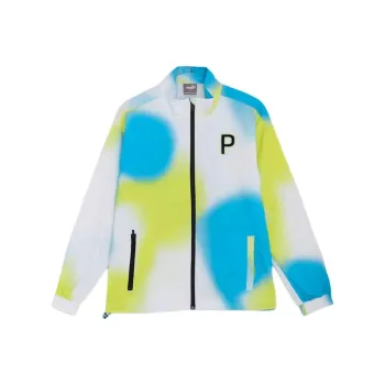 PUMA Golf Jackets Coats Men's Stone Gray Pink