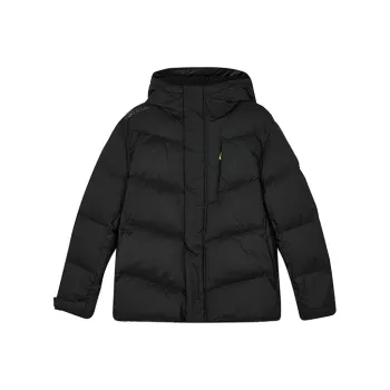 Skechers Stroll Down Jackets Men Midnight Black