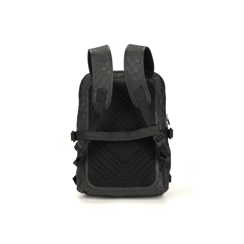 Burberry Polyamide Blended With Polyester Backpack Men's Black-2