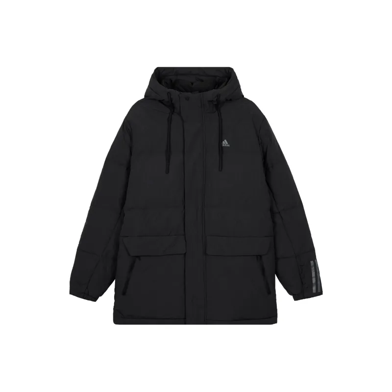 Adidas Down Jacket Medium Long Men's Black-0