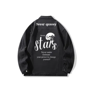 Qnxeey Denim Jackets & Coats Spring And Fall Season Unisex
