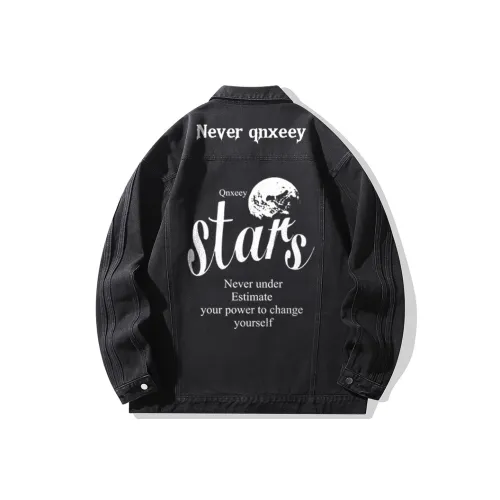 Qnxeey Denim Jackets & Coats Spring And Fall Season Unisex