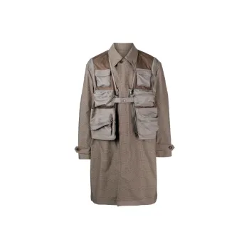 UNDERCOVER Check pattern Patch pocket Coat