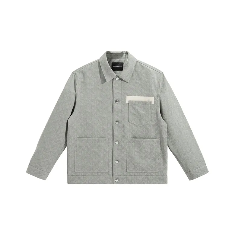 PEACEBIRD MEN Jacket Men's Gray-0