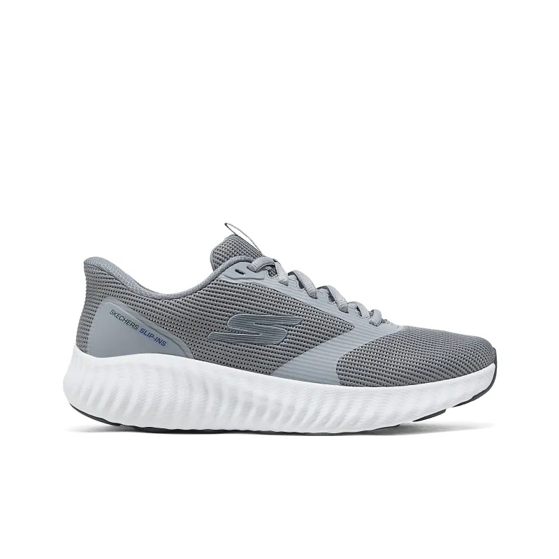 Skechers MEN'S GO Breathable And Sweat absorbent Low Top Running Shoes Men's Gray-1