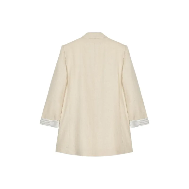 ZARA Business Suit Women's Light Beige-1