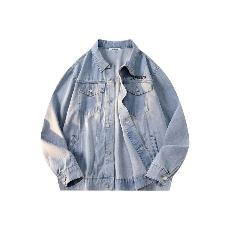 JINBEILE Denim Jackets Unisex-0