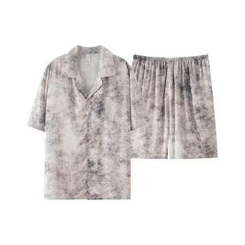 XIAFENYAN Pajama Set Unisex Brown Gray