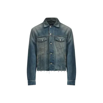 MM6 Maison Margiela Straight Hem Denim Jacket