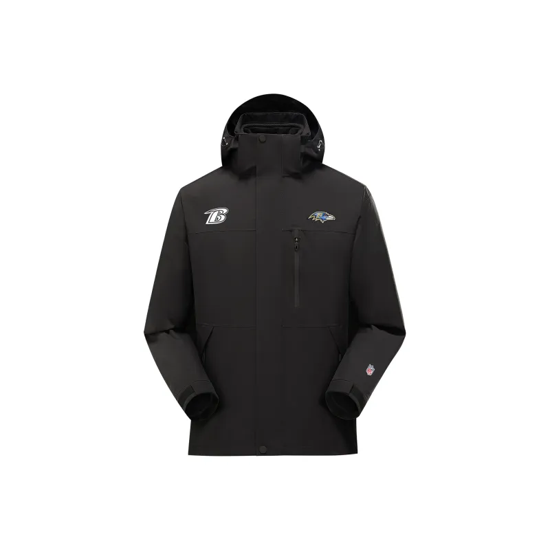 NFL Windbreaker Jacket Unisex Black-0