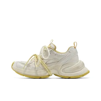GG CC Platform Casual Cushioning, Slip Resistant, And Abrasion Resistant Low Top Cut Out Mesh Chunky Sneakers Women's