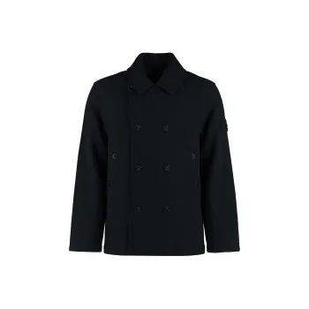 STONE ISLAND Compass Patch Double Breasted Coat