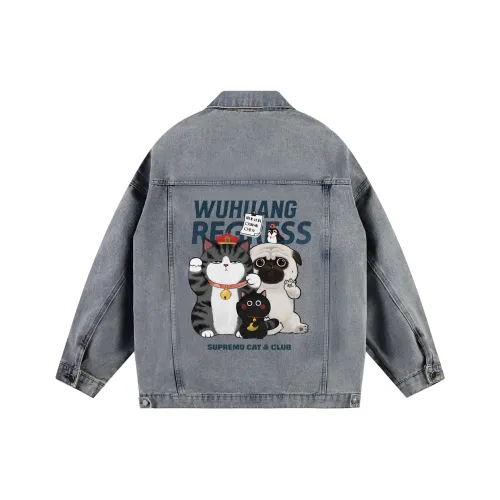 Supremo Cat Denim Jacket Unisex