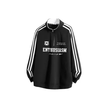 Warrior Huichao Riding The Wind Collection Sweatshirt Unisex Active Black