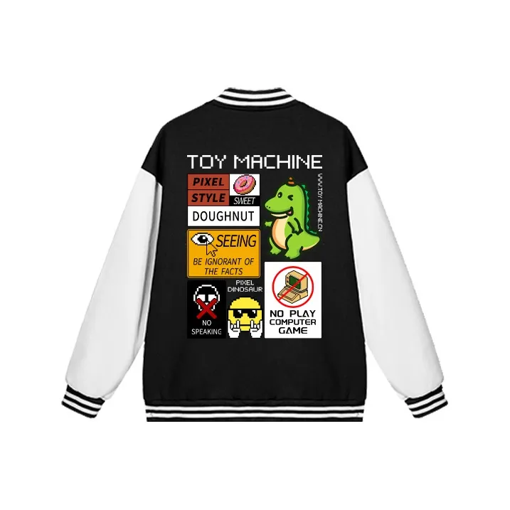 Toy Machine Baseball Jerseys Unisex-3