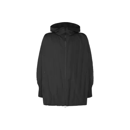 Homme Plissé Issey Miyake Cascade Pleated Hooded Jacket