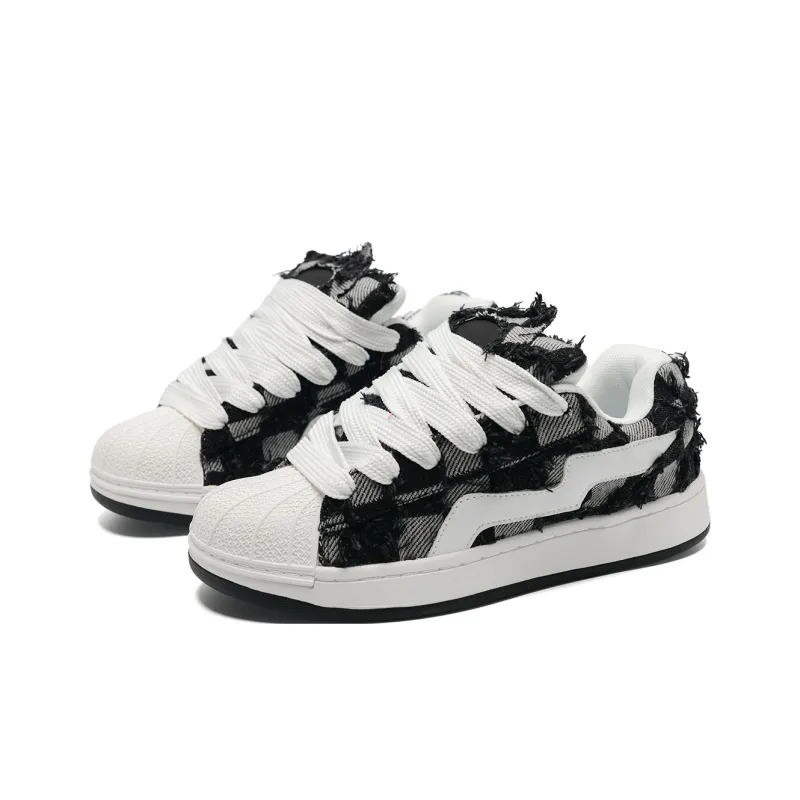 KAAVER OTTO Abrasion Resistant Breathable Slip Resistant Canvas Skateboard Shoes Unisex-1