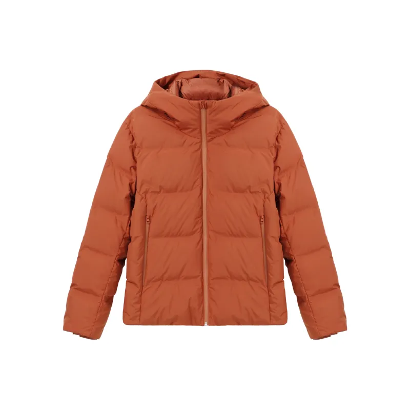 UNIQLO Down Jacket Men's Maple Leaf Orange-0