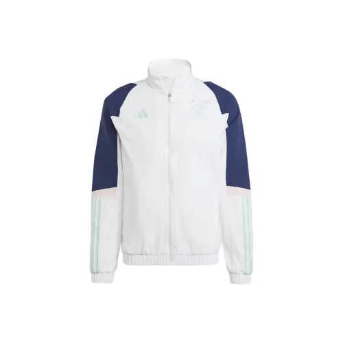 Adidas AJAX AMSTERDAM TIRO 23 PRESENTATION TRACK TOP Jackets Coats Men's White
