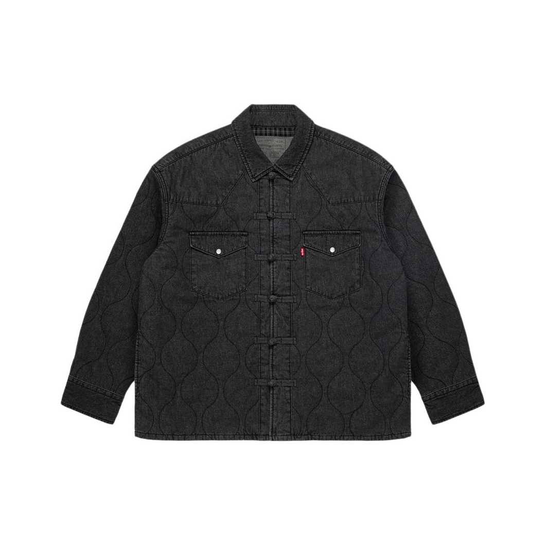 Levis X Nigo 557XX Hickory Stripe Trucker Jacket Indigo - POIZON Levis X Nigo 557XX Hickory Stripe Trucker Jacket Indigo - POIZON