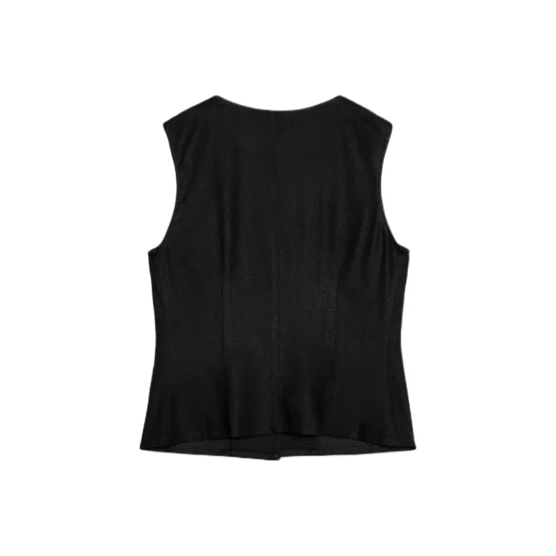 ZARA Tank Tops Women's Black-1