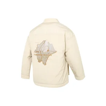PUMA PUMA CNY Bz Zaozhi Hoodie Puffer Jacket Men's Ecru