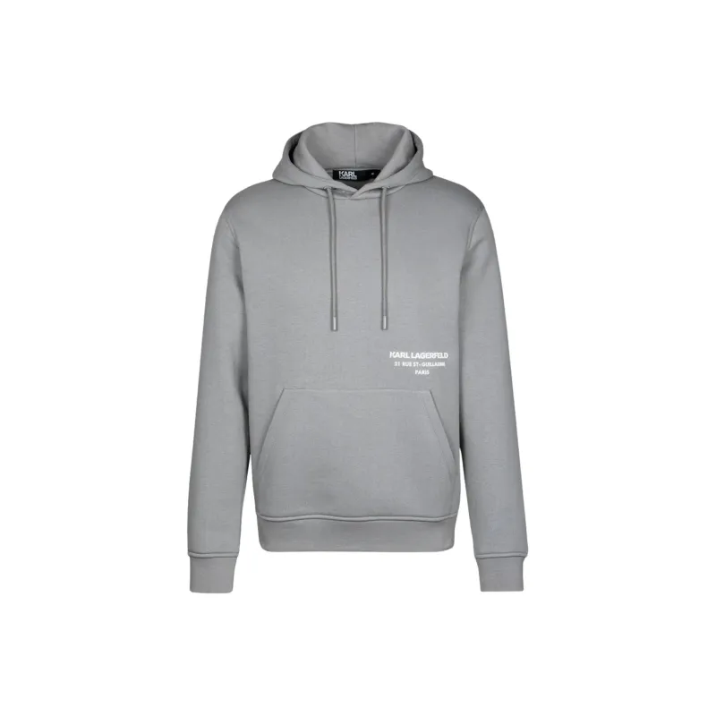 KARL LAGERFELD / Karl Lagerfeld Jeans Raised logo Hoodie-0
