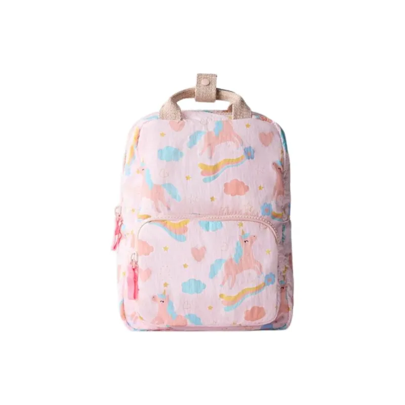 ZARA Polyamide Backpack Women's Pink-0