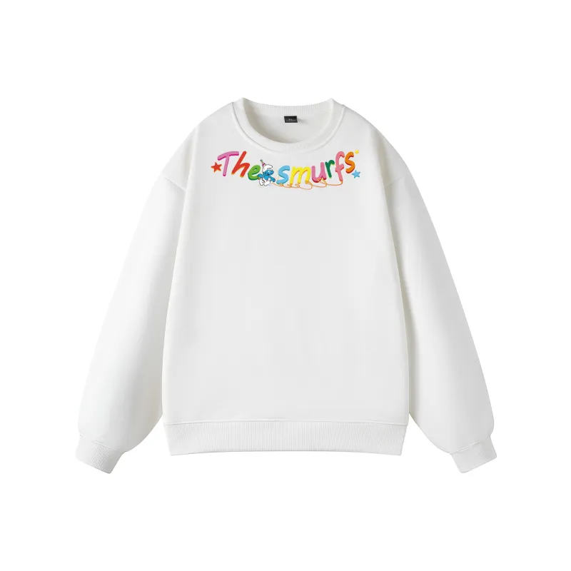 The Smurfs Sweatshirt Unisex White-8
