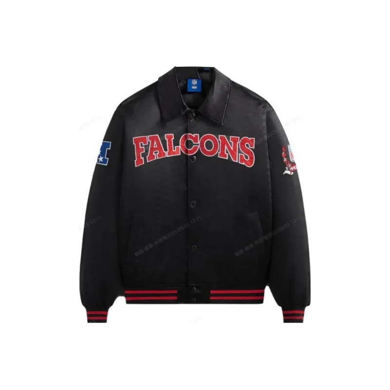 KITH For The NFL Falcons Satin Bomber Jacket-0