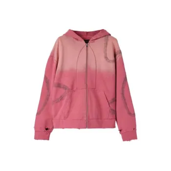 Who Decides War Windowed Zip Up Hoodie