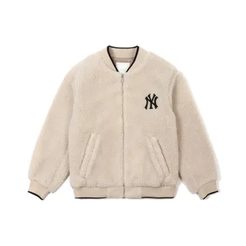 MLB New York Yankees Velvet Jackets Unisex Beige